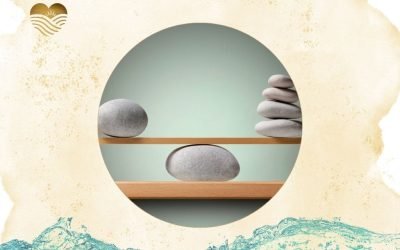 balanced bar with rocks