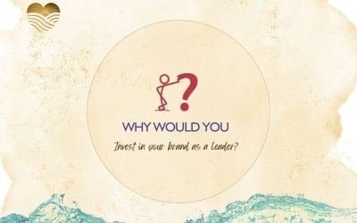 text stating "why would you invest in your brand as a leader?"